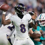 Lamar Jackson returns in fashion as Ravens rout Dolphins